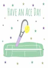 Ace Birthday tennis card created by Missycards