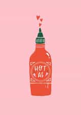 'Hot Af' Hot Sauce Pun Card created by Duchess Plum