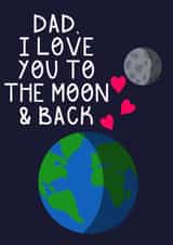 Love you to the moon and back created by Lucy Sutton