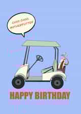 Cheeky Golf Birthday Card created by Petals and Letters