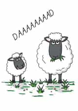 Daaaaaaad Fathers Day Card created by Capybara Chris