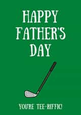 Funny Golf Father's Day Card created by Amy (Hedgecards)