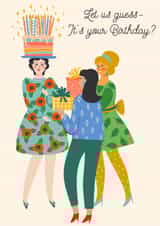 Happy Birthday Girl card created by tea please