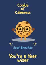 Cookie Calmness Birthday Card created by Bakeeze
