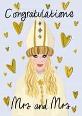 Moira Rose Wedding Mrs and Mrs Card created by Faye Finney