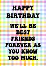 Happy Birthday Best Friend Forever created by @sophie robbens