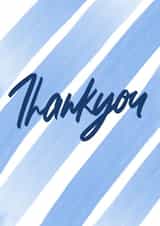 Thankyou hand lettered created by lowkey print studio