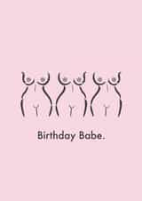 Nude Birthday Babe created by Duchess Plum