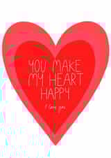 I love you anniversary card created by CardsbyAliceUK