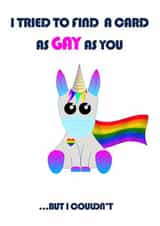 Gay card created by Juan Gea