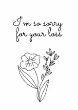 Sympathy poppy Card created by Amy (Hedgecards)