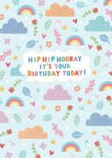 Hip Hip Hooray It's Your Birthday Today! created by Leaf Lane Studio