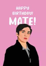 Line of Duty Kate Fleming Birthday card created by Kwirk Cards
