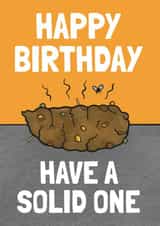 Have a Solid One Poo Birthday Card created by Tishy Tashy