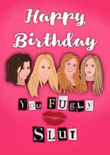 Mean Girls Birthday Card 1001 created by Esther the Sketcher