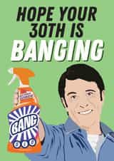 30th Birthday Cillit Bang Card created by Kyleigh Orlebar