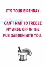 Birthday Pub Garden Card created by Em Designs