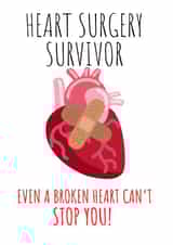 Heart Surgery Survivor - Surgery Anniversary Card created by TwiddlyFiddlyCrafts 