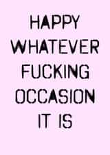 Card for all occasions created by nick