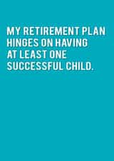 My Retirement Plan Card created by Redback Cards