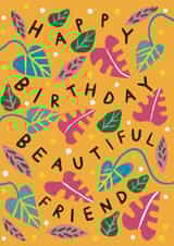 Happy Birthday Beautiful Friend created by @AimeeStevens.Design
