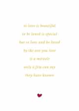 To Love is Beautiful | Anniversary Card | Birthday Card | Wedding Card created by Kira Cards