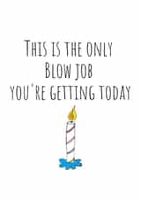 Rude Birthday Card for Partner created by Aimee Ashton