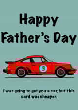 Father's Day Porsche Card 1000 created by Rohan