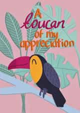 Thank You Toucan Tropical Card created by Mint and Pickle