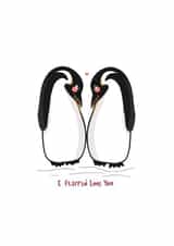 Cute Penguins Anniversary Card created by Hayley