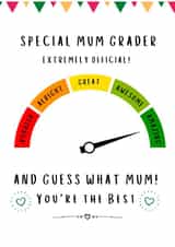 You're the best Mum! Special Mum Meter created by Freya's Felicitations