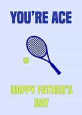 Tennis father's day card created by SP Designs