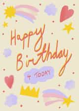 4 Today Birthday Card created by Katie Bennett