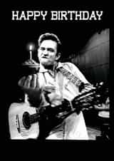 Johnny Cash Happy Birthday created by RFFME Designs