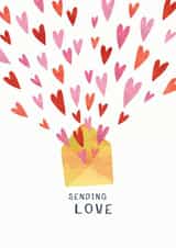 Sending Love created by Evie Warren Illustration