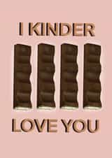 Showing your love through chocolate - I Kinda Love You created by Olivia Levy