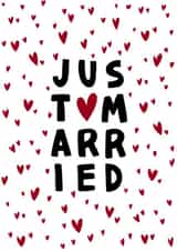 Just Married - Gorgeous Hearts Card created by Hannah Boulter