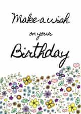 Make a wish birthday card created by Fefe Teale