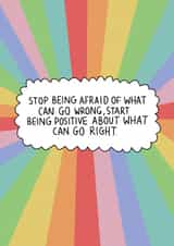 Positive motivational phrase card created by Scribble and Stitchh