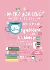 Gilmore Girls Birthday Card created by Blue Belle Creations