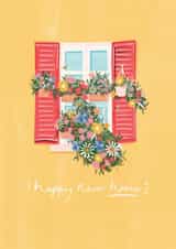 Pretty Windowsill New Home Card - Flowers - Happy New Home created by Simply Katy