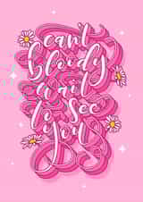 Daisy Miss you Card created by Dottie's Paper Co.