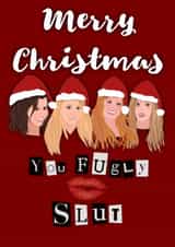 Mean Girls Christmas Card  created by Esther the Sketcher