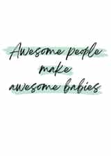 New awesome baby card created by Tee.Illustrations