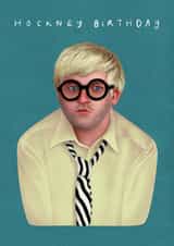 David Hockney Art Birthday card created by Linsey Tulley