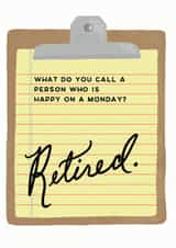 Happy Retirement Card created by Redback Cards
