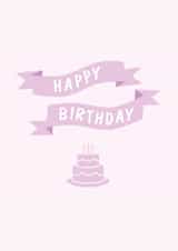 Pink Birthday Card 1000 created by Chloe Teddy