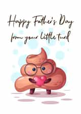 Father's Day Little Turd card created by Kate Coates Design Studio