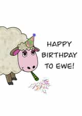 Happy Birthday To Ewe Card created by Lu Reason