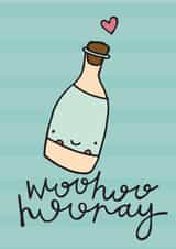 Woohoo champagne card created by Dottypink Designs